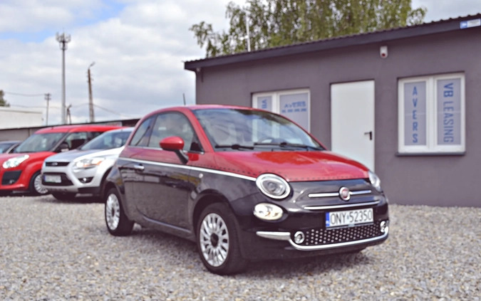 Fiat 500 cena 36900 przebieg: 41000, rok produkcji 2016 z Paczków małe 529